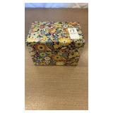 J. Chein decorative tin recipe box