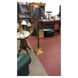 Dark Green Marble Floor Lamp