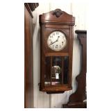 Vintage wooden wall clock