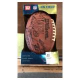 Football Autographed by Pittsburgh Steelers