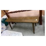 Wooden bench 55" long