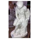 John Bell statue 13" tall marked