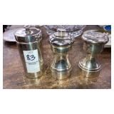 Tiffany & Co sterling 3-pc pepper & salt