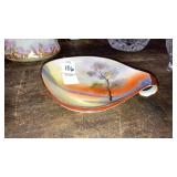 Noritake Japan hand painted nappy dish