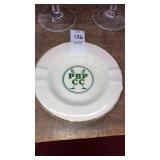 PBP CC country club golf ashtray