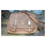 Eddie Bauer leather briefcase bag 16" x 14" x