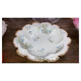 Limoges GDA fancy edge bowl 10-1/2" d