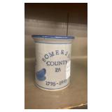 Somerset county PA bicentennial crock 6 inches