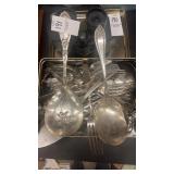 Silver plated flatware