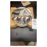 4 coaster set horses