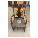 Stitched bottom rocker