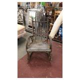Vintage hickory rocker