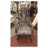 Vintage hickory rocker