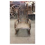 Vintage hickory rocker