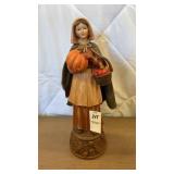 Thanksgiving figurine 11 inches tall