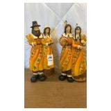 Pair of Gerson International Thanksgiving statues