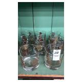 8 Japanese tumbler glasses