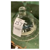 Magnification paperweight in glass