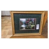 Thomas Kinkade accent print w/ coa 9-1/2" x 11"