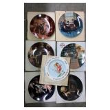 7 collector plates Knowles Norman Rockwell