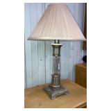 Roman column table lamps - pair