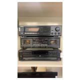 Onkyo tuner  and Sony 5 disc changer and tuner