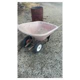 Large  2 wheeled wheelbarrow