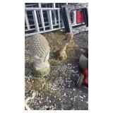 Concrete yard ornaments