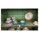 Shelf lot of china