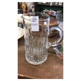 Leaded crystal pitcher 9? tall