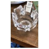 Leaded crystal decorative 4-1/2 x 3 bowl