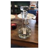 Glass brandy decanter