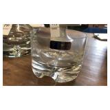 Crystal glass 4-1/2 x 3-1/2