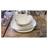 Serving plates and bowls