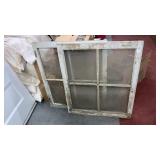 Pair of 4-pane old windows 28" x 33"