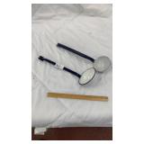 Pair of Granite ware ladles