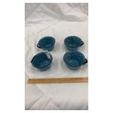 4 Granite ware mugs