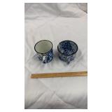 Pair of Granite ware mugs