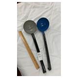 Pair of Granite ware ladles