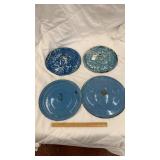 4 Granite ware lids