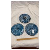 3 Granite ware lids