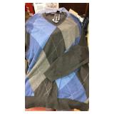 New Claiborne mens argyle sweater 2XLT w/tags big
