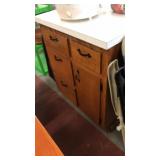 Cabinet and contents