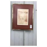 D Backes signed print. "Dunes" 83/100