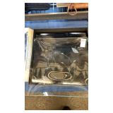 Decorative etched glass plate