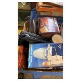 Tray lot of plate holders, eye glass holders and