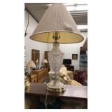 Crystal table lamp 28 inch