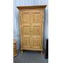 Century Oak armoire 83"h x 40"w  x20"d- contents