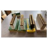 3 boxes of 308 WIN and 1 box of 300 WIN Mag empty
