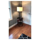 Lamp/end table and tin